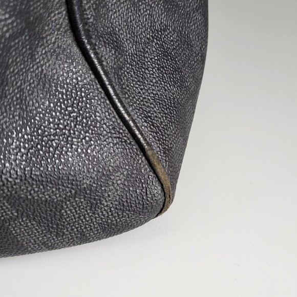 Michael Kors Jet Set Signature Tote • Black/Charcoal MK Logo • Large - Picture 10 of 12